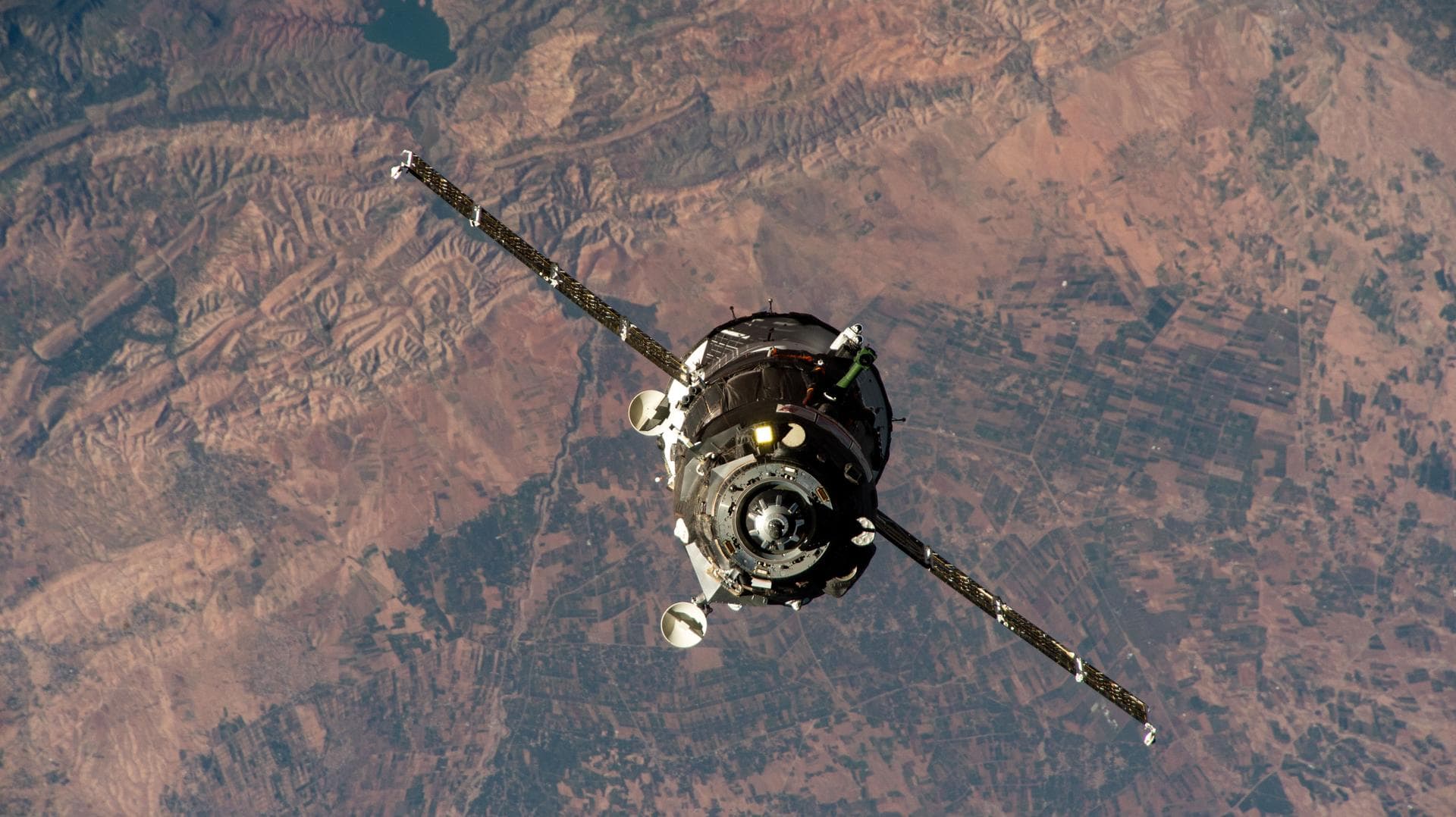 Live on NASA+: Three Soyuz Crewmates Landing on Earth Soon