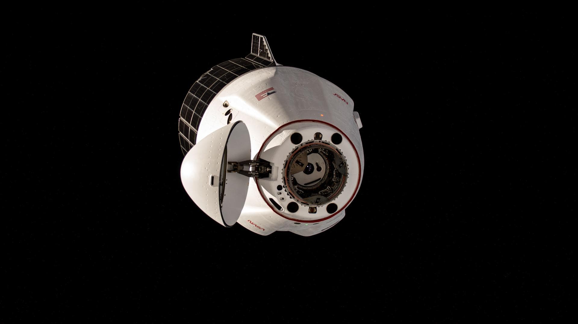 SpaceX Dragon Cargo Spacecraft Approaching Station Now