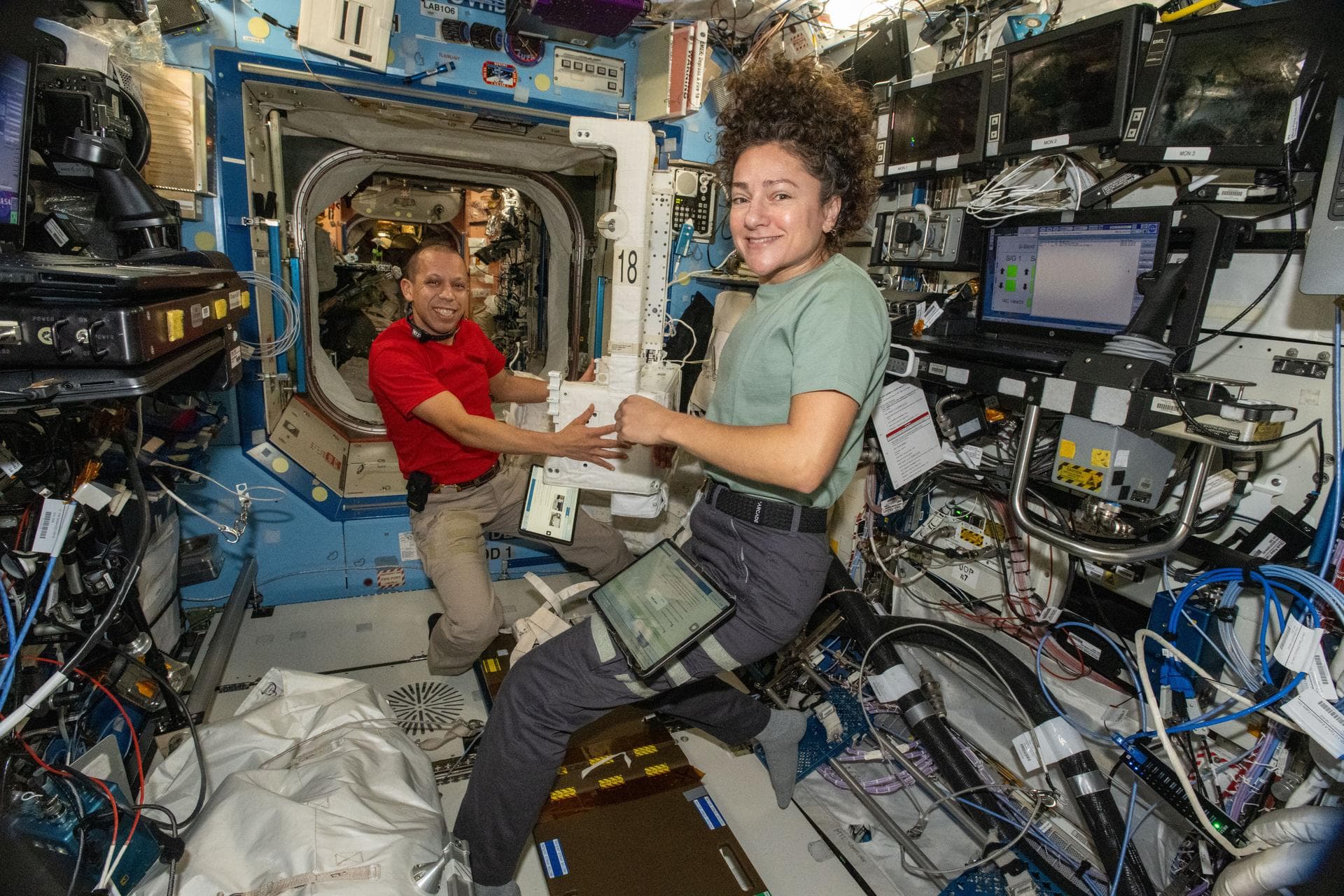 Astronauts Ready for Tuesday Spacewalk to Repair Canadarm2 Robotic Arm
