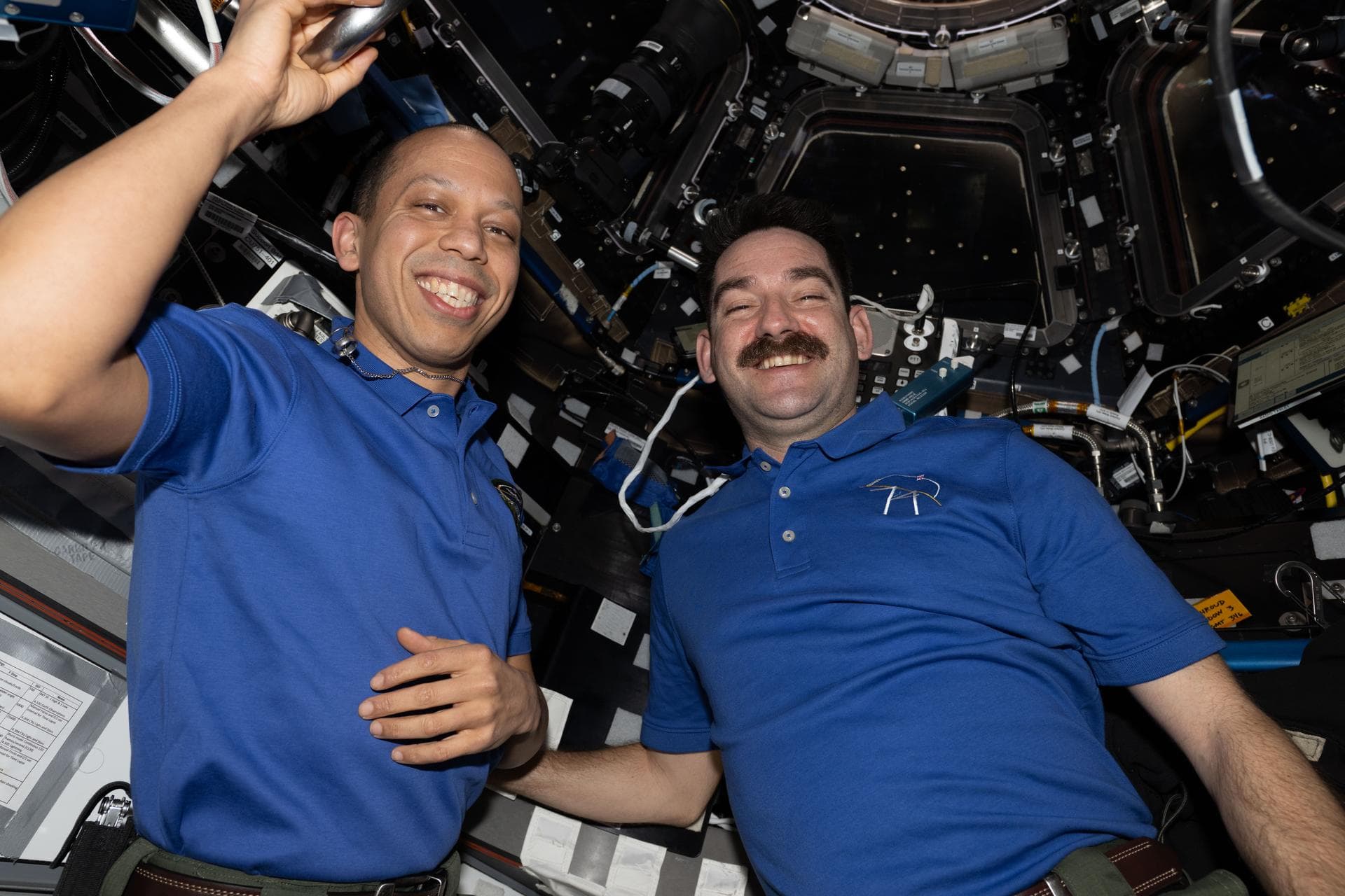 Crew Begins New Space Research and Installs New Science Gear