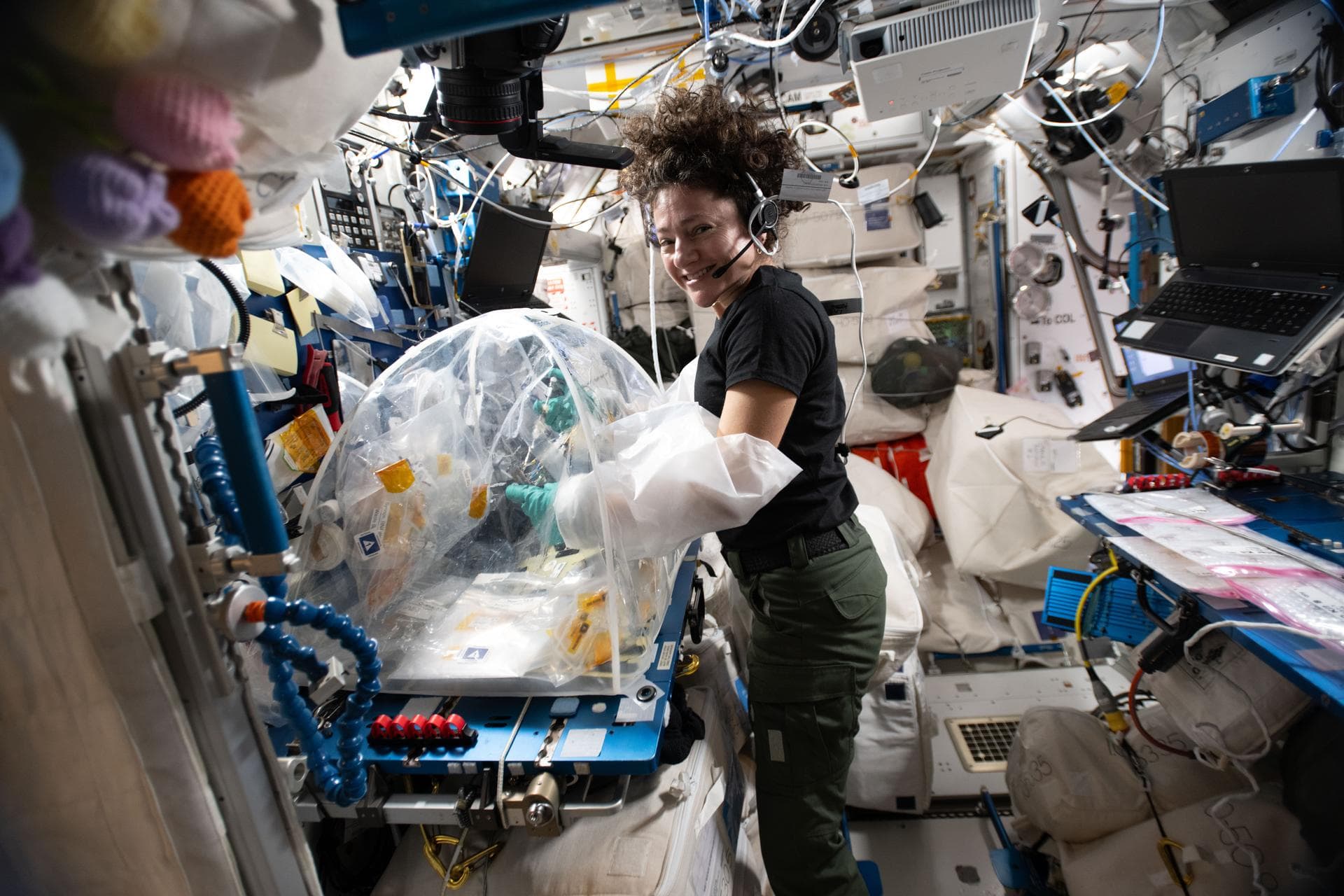 Station Hums With Advanced Research as Dragon Nears Launch