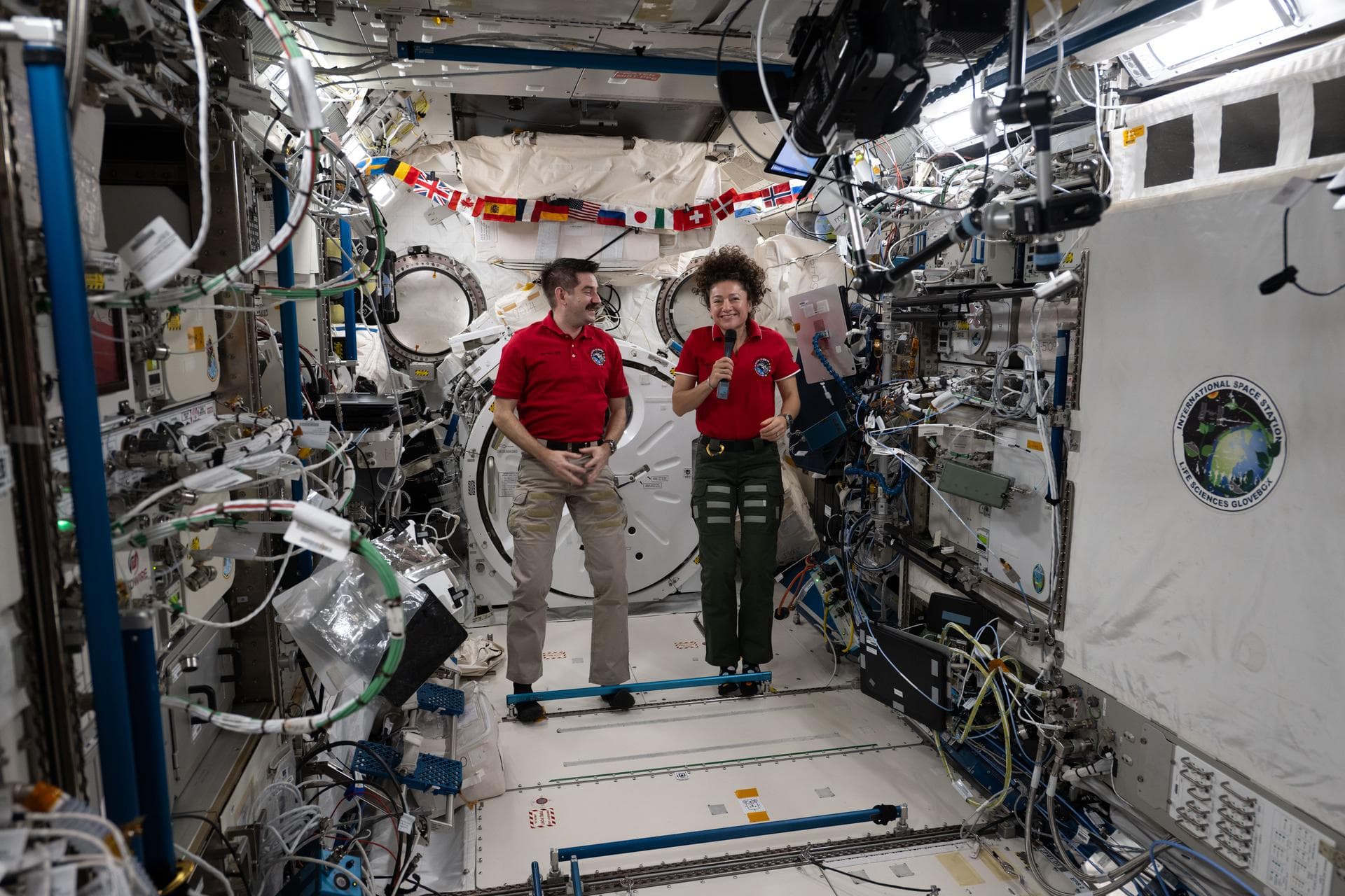 Crew Relaxes Before Busy Week of Science, Dragon Arrival, and Spacewalk Preps