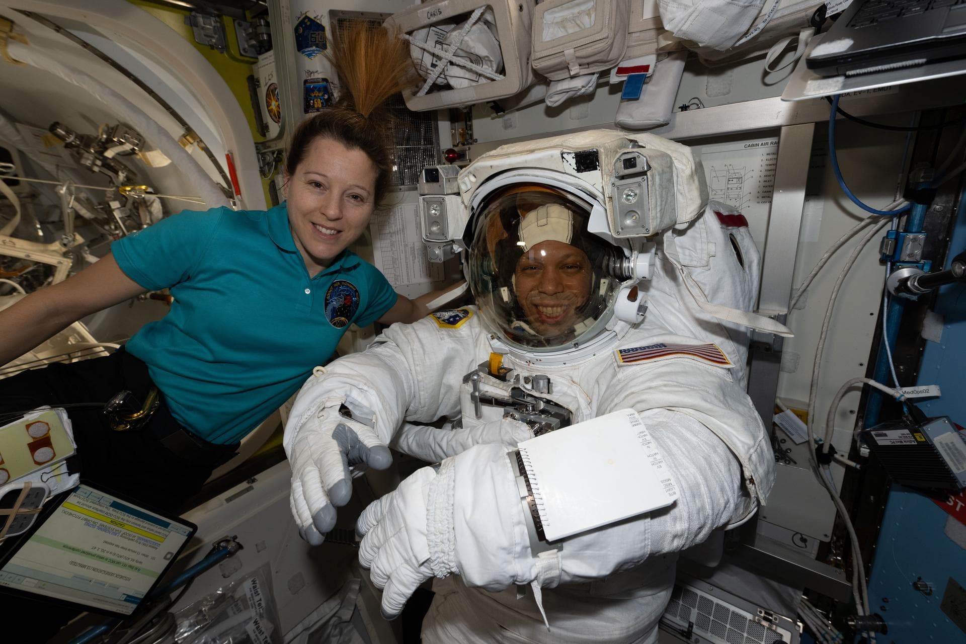 Spacewalk Preps and Human Research Fill the Expedition 74 Schedule