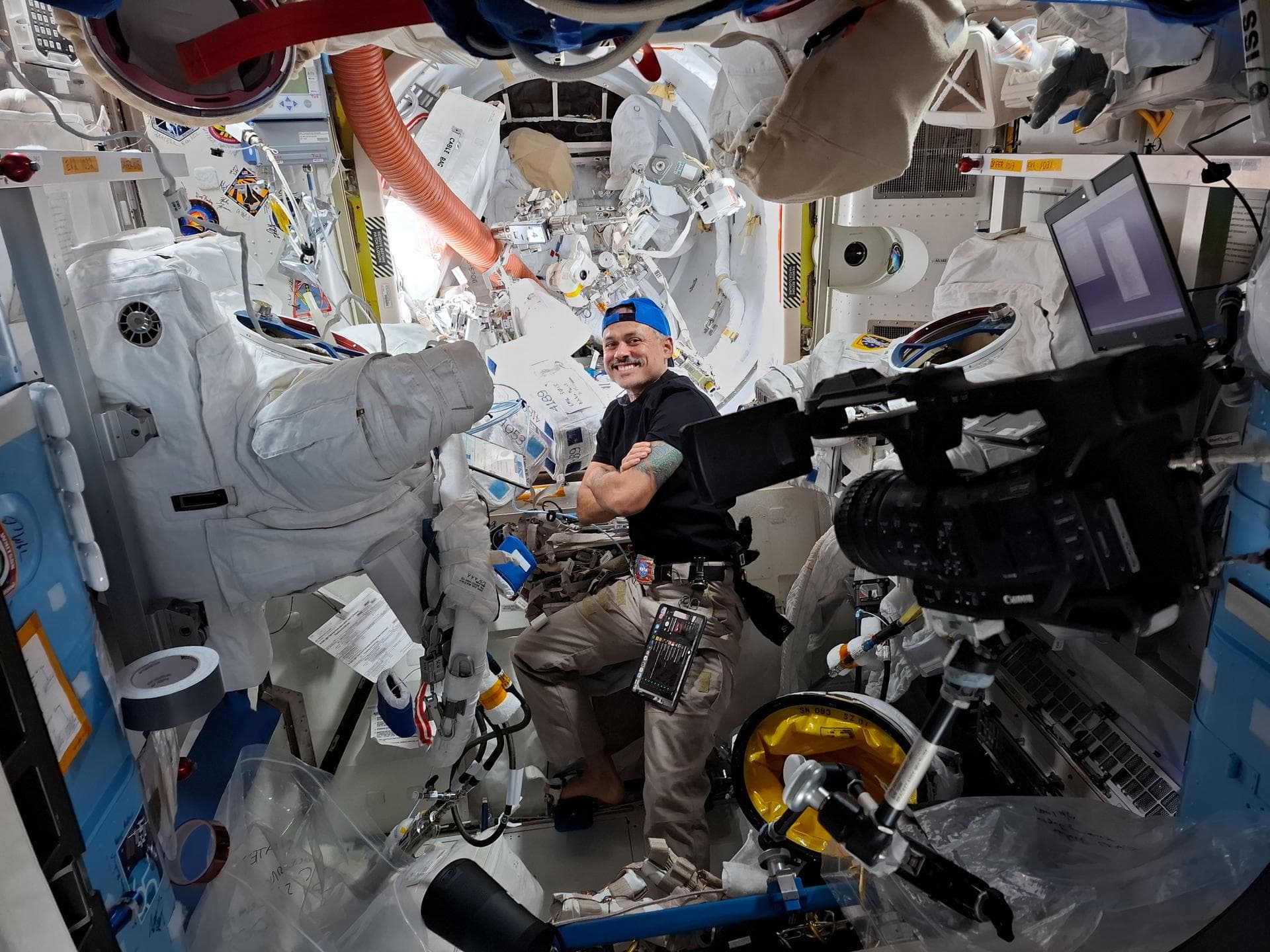 Crew Studies Advanced Health Tech and Gears Up for Next Crew Swap