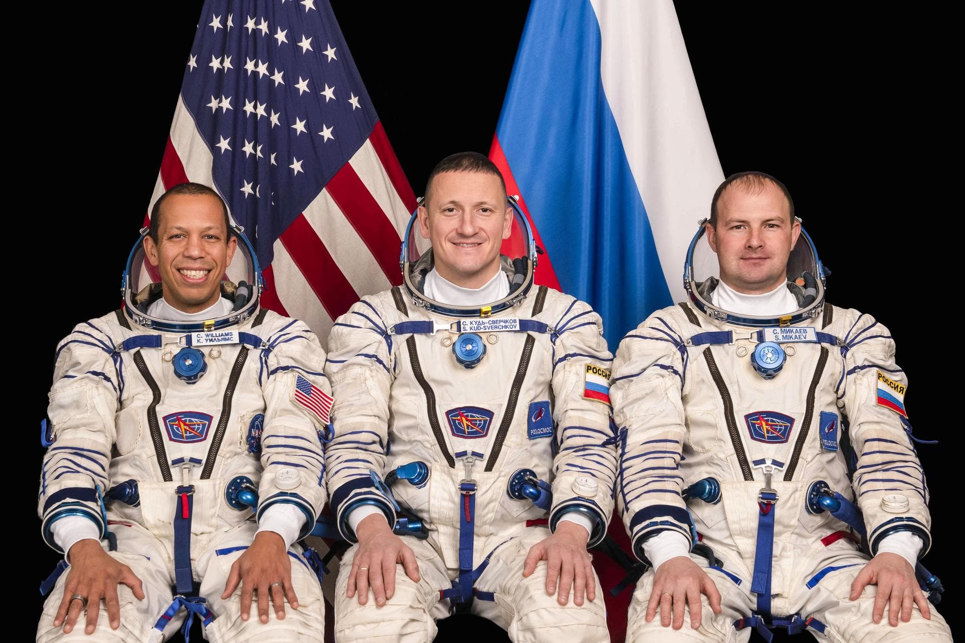 Expedition 74 Crew Boarding Soyuz, Saying Farewell to Station Soon