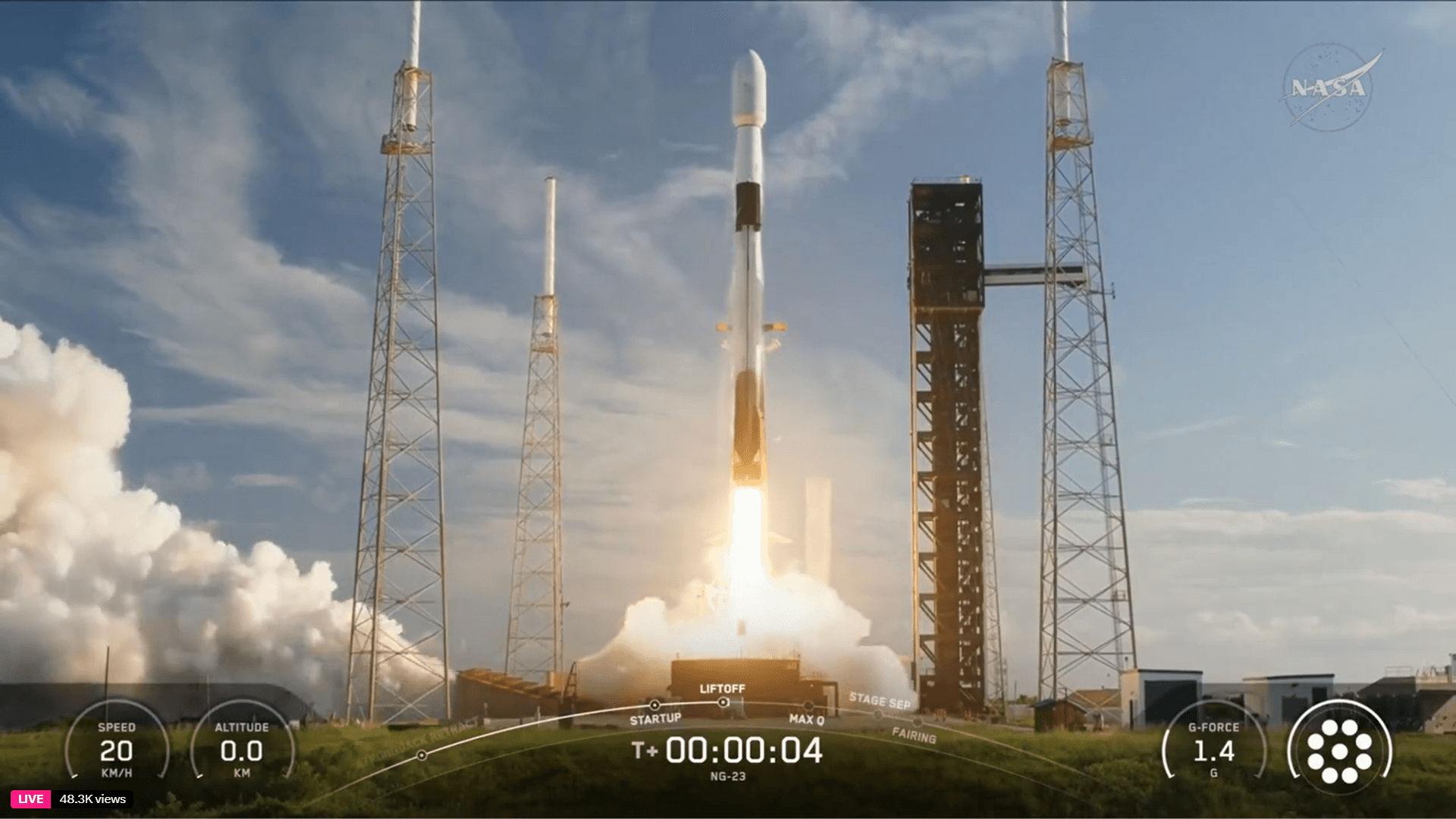 Cygnus XL Cargo Craft Launches on Falcon 9 Rocket to Station