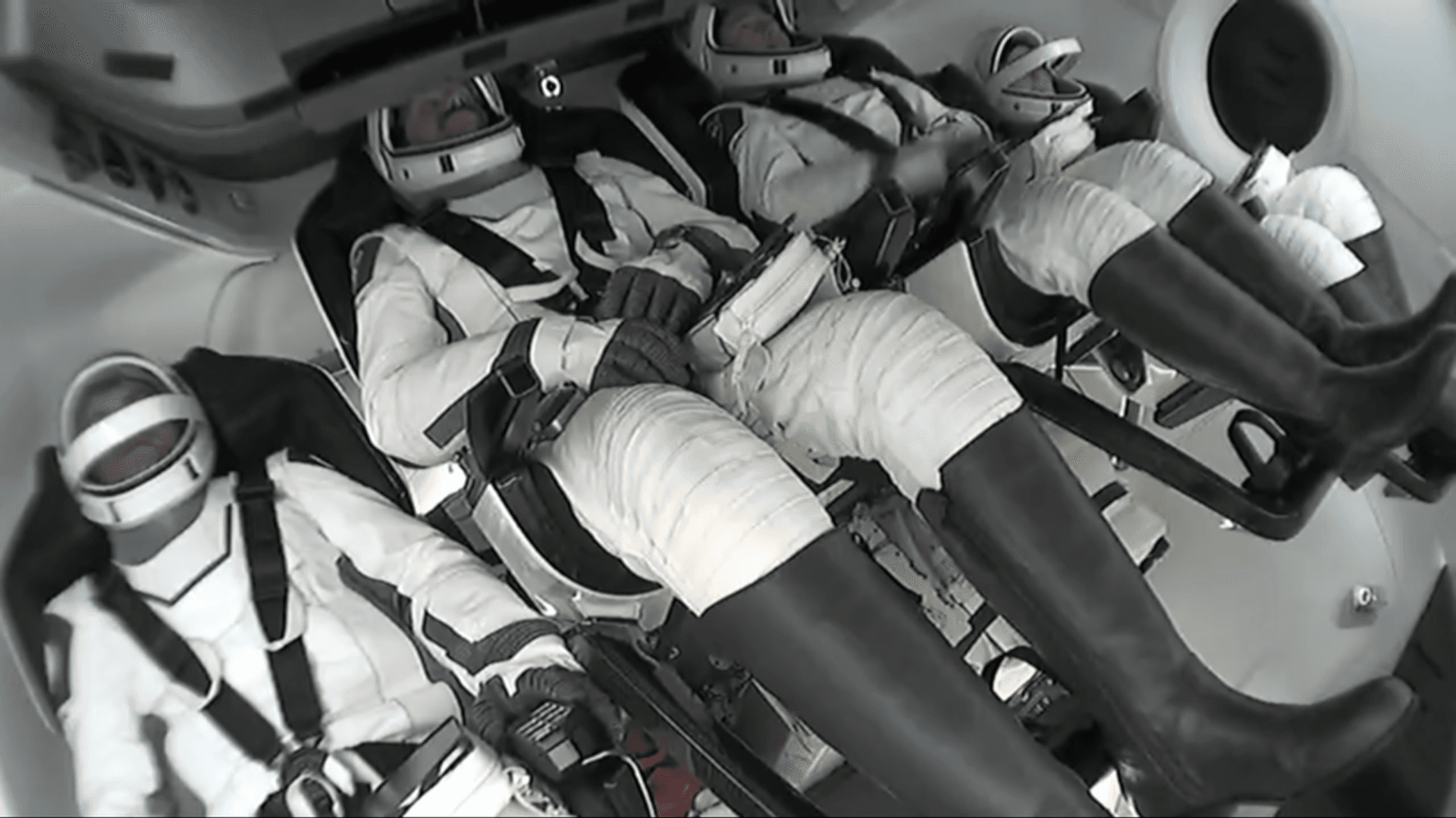 SpaceX Dragon Spacecraft Hatch Closed