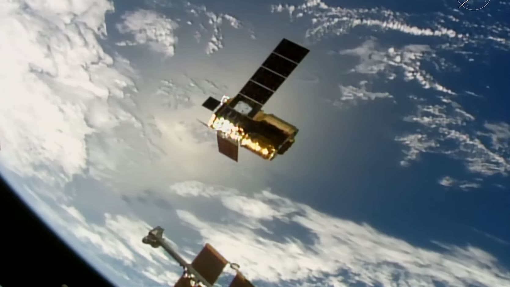 Canadian Robotic Arm Releases Japan’s Spacecraft for Departure