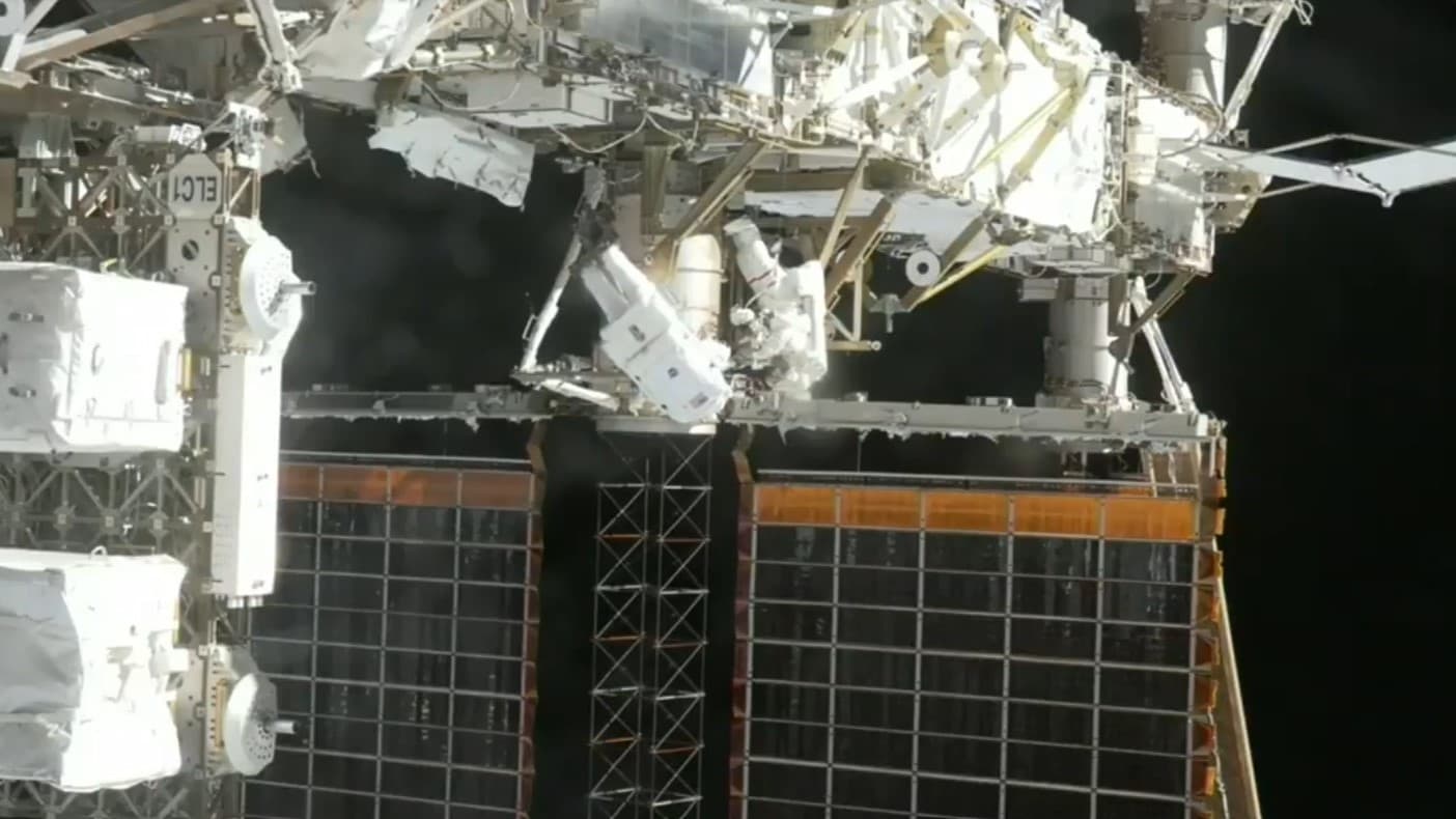 Astronauts Install Solar Array Mod Kit, Complete Spacewalk