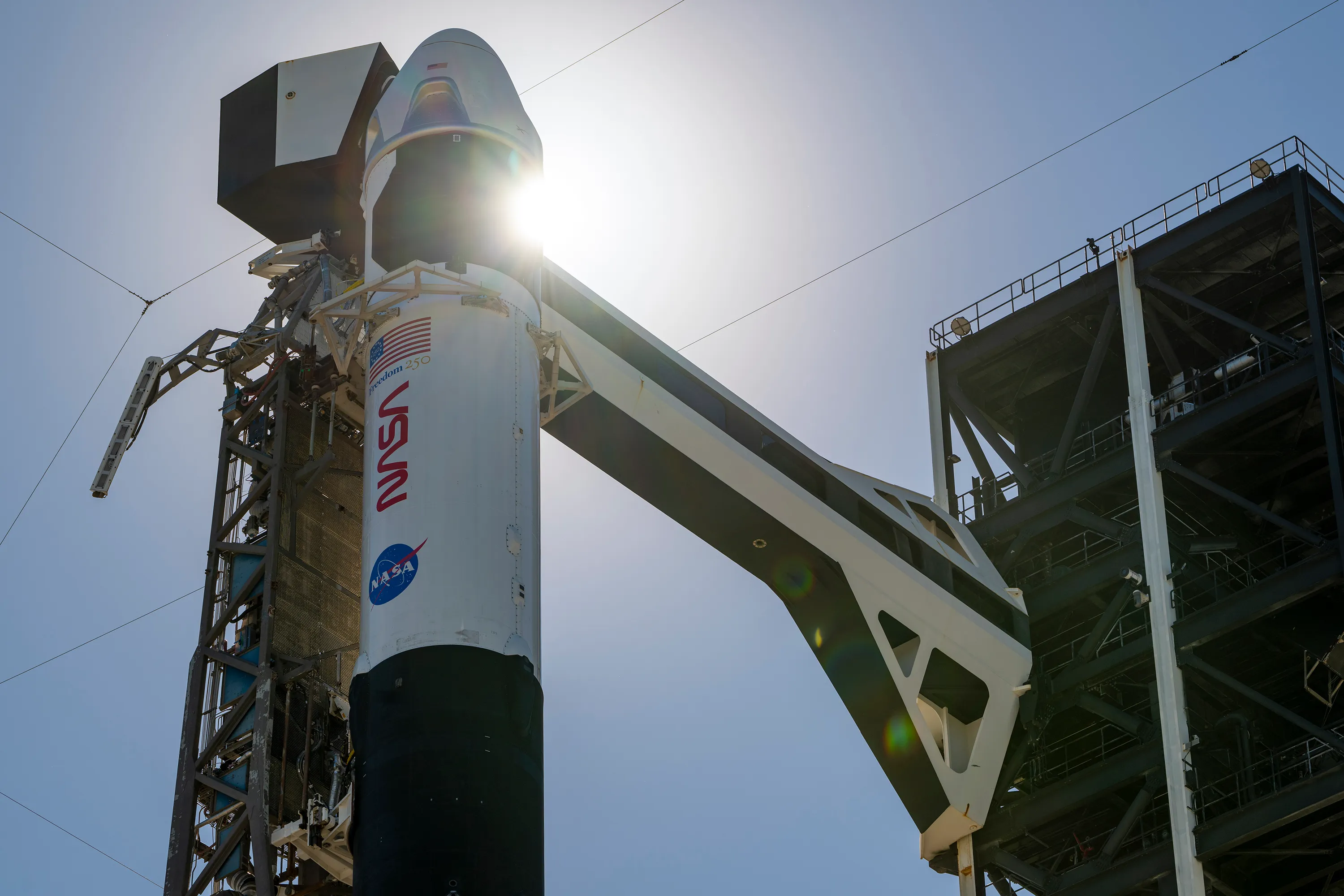 NASA’s SpaceX Crew-13 Rocket Arrives at Launch Pad