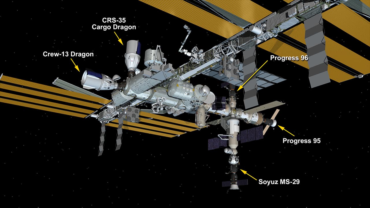 Crew Unpacks Dragon and Begins Activating New Science Experiments