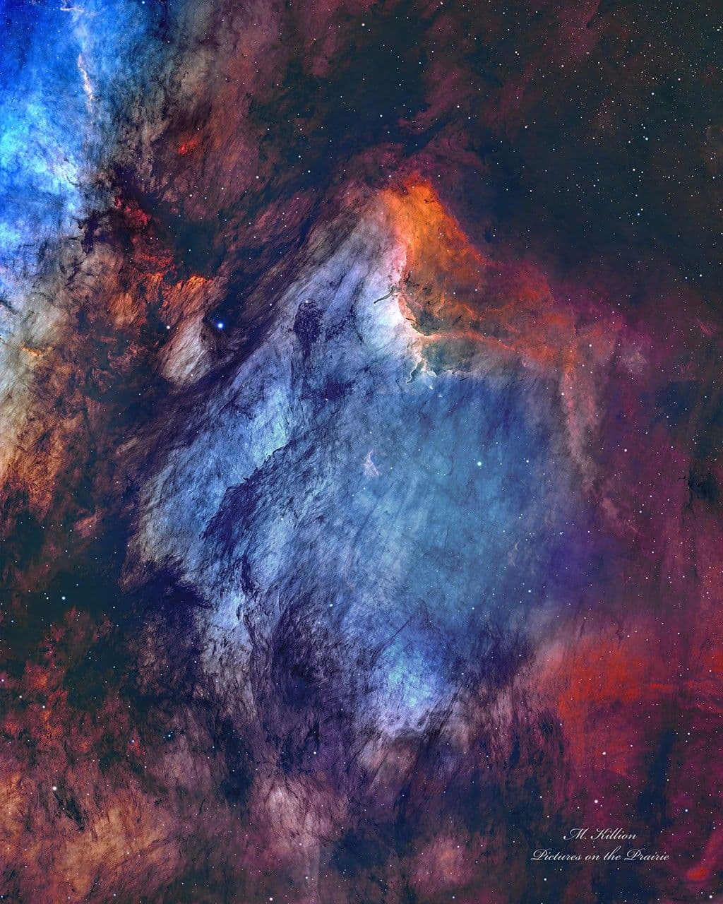 APOD: 2026 September 7 – The Pelican Nebula in Gas, Dust, and Stars