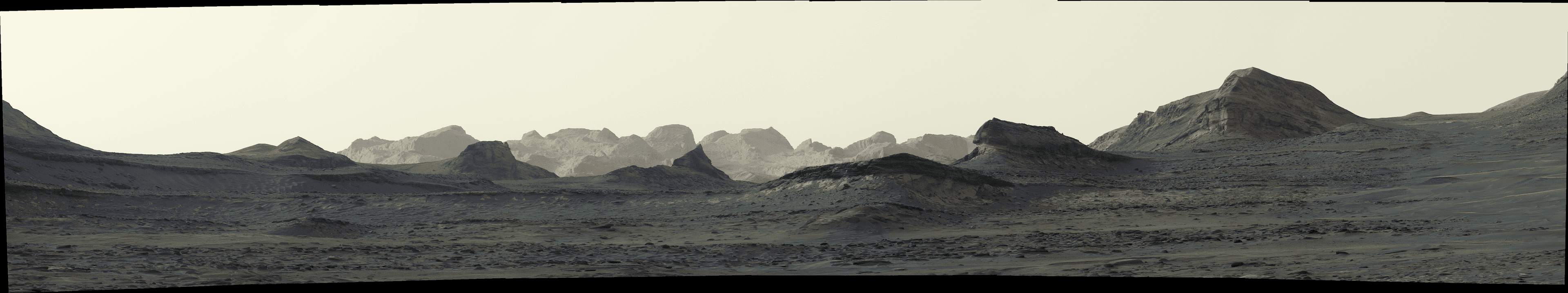 NASA’s Curiosity Captures Dawn Breaking on Wind-Carved Cliffs