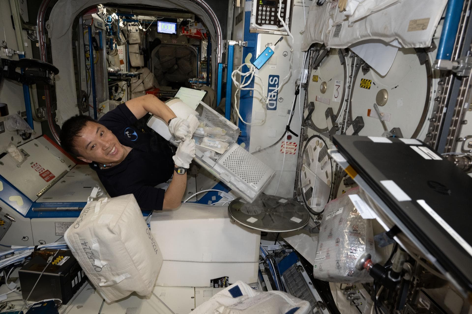 Station Crew Tracks Changes to Eyes, Brain, and Blood in Space