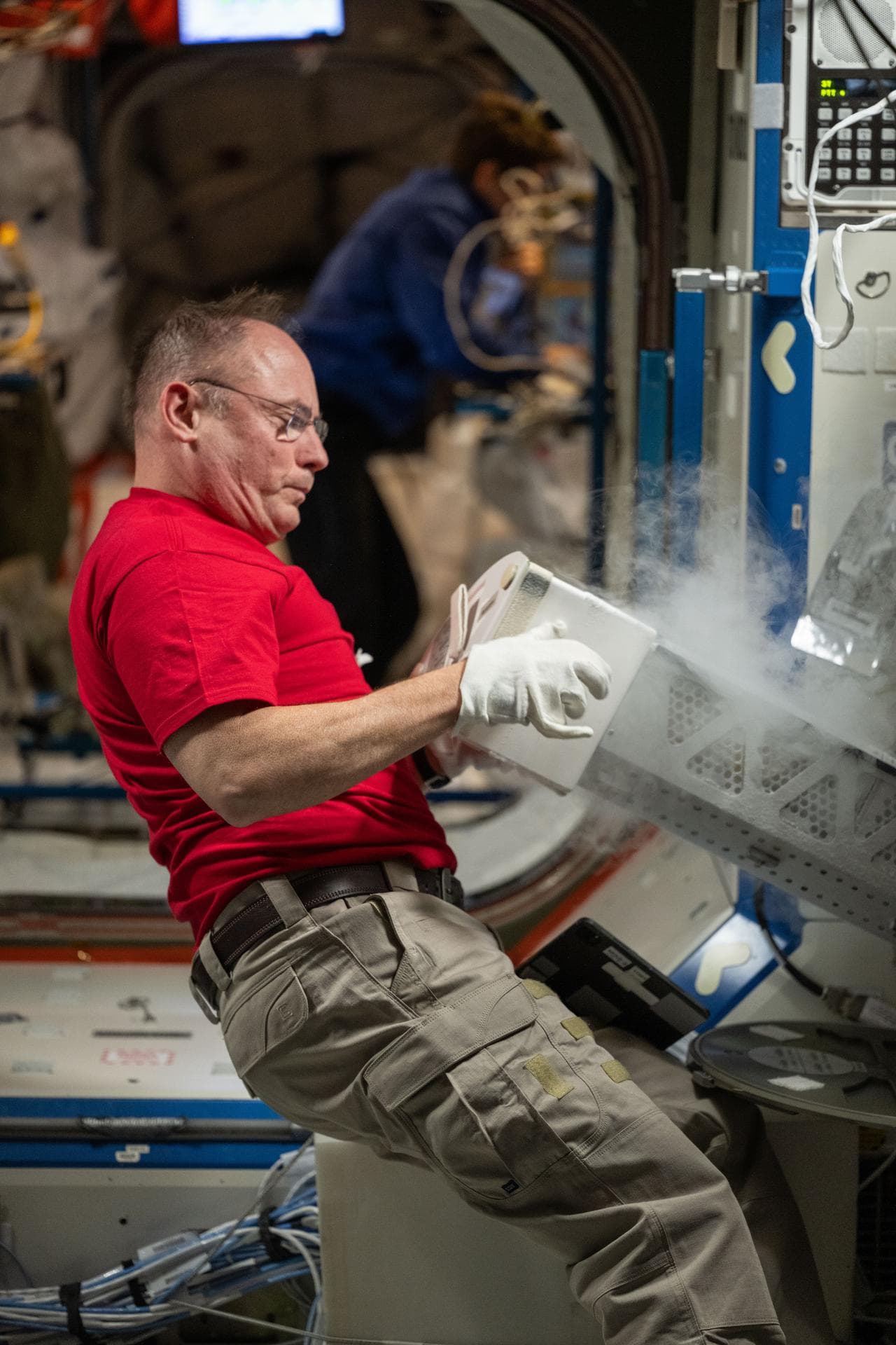 Health Monitoring, Exercise Science Keep Station Crew Busy
