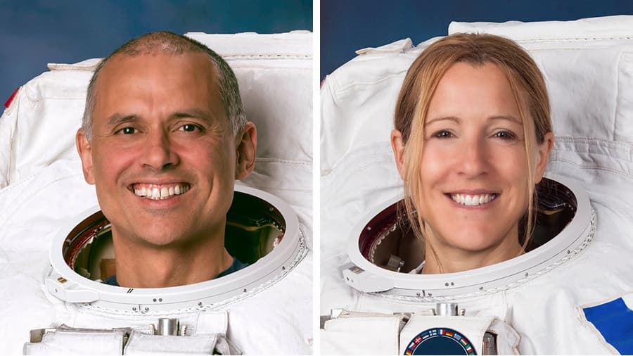 NASA, ESA Astronauts Suit Up for Spacewalk to Replace High-Speed Antenna
