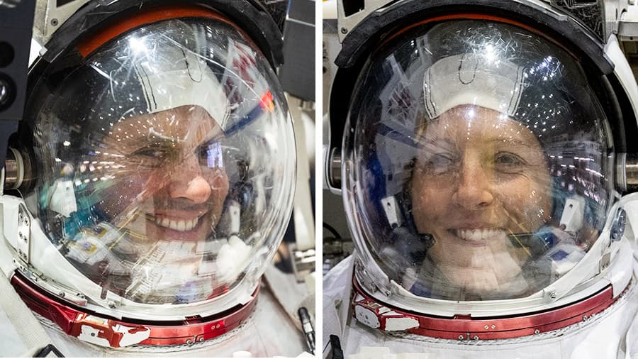 NASA, ESA Astronauts Begin Spacewalk to Swap High-Speed Antenna