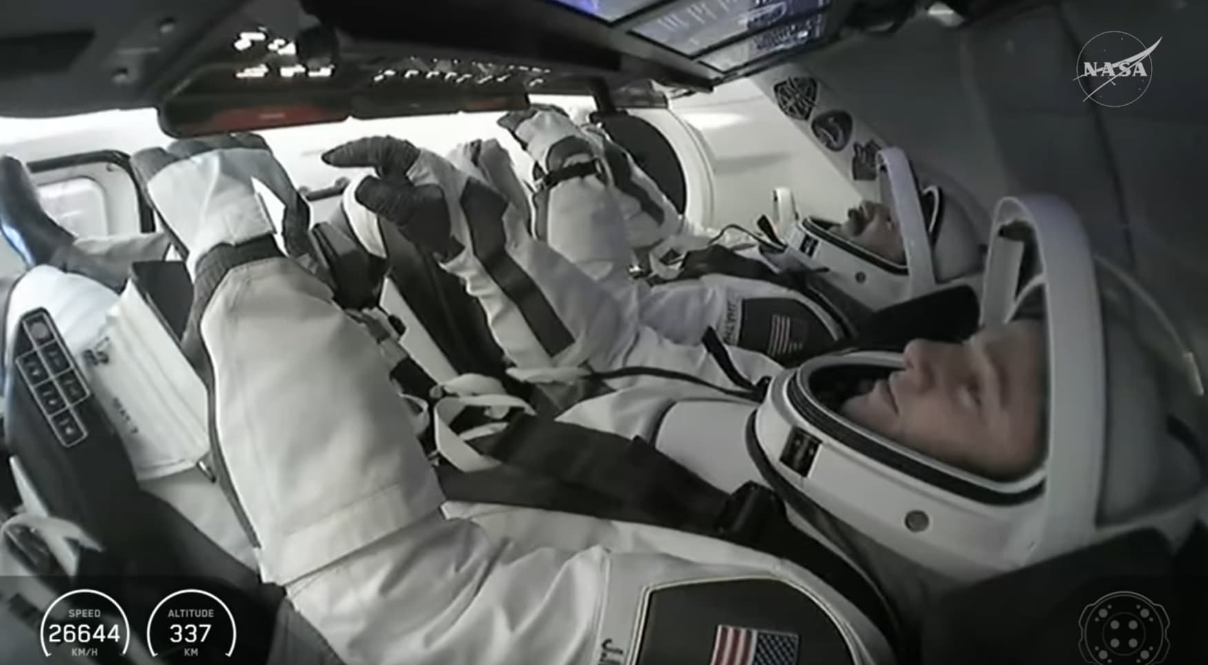NASA’s SpaceX Crew-12: SpaceX Dragon Completes Deorbit Burn
