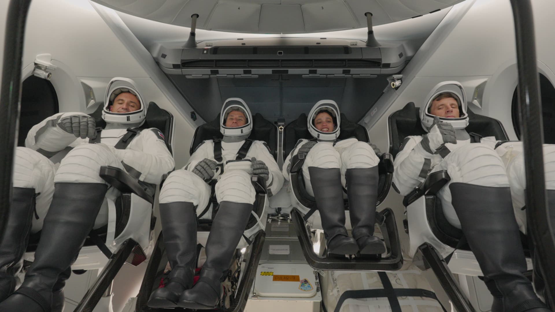 NASA’s SpaceX Crew-13 Secured Inside Dragon Spacecraft, Ready for Hatch Closure